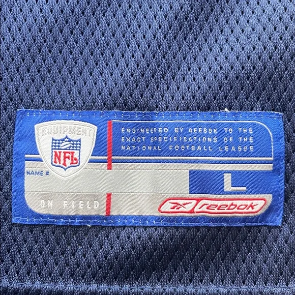 NFL Reebok New England Patriots #54 BRUSCHI jersey Size Large Pre Owned - Picture 10 of 11